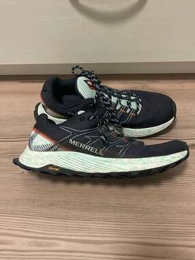 Merrell Moab Flight Trail Running Shoes Women's Navy 9.5